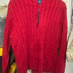 Karen Scott Vibrant Red Crewneck Sweater